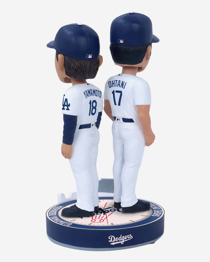 Shohei Ohtani & Yoshinobu Yamamoto Los Angeles Dodgers It's Sho-Yo Time Dual Bobblehead FOCO - FOCO.com