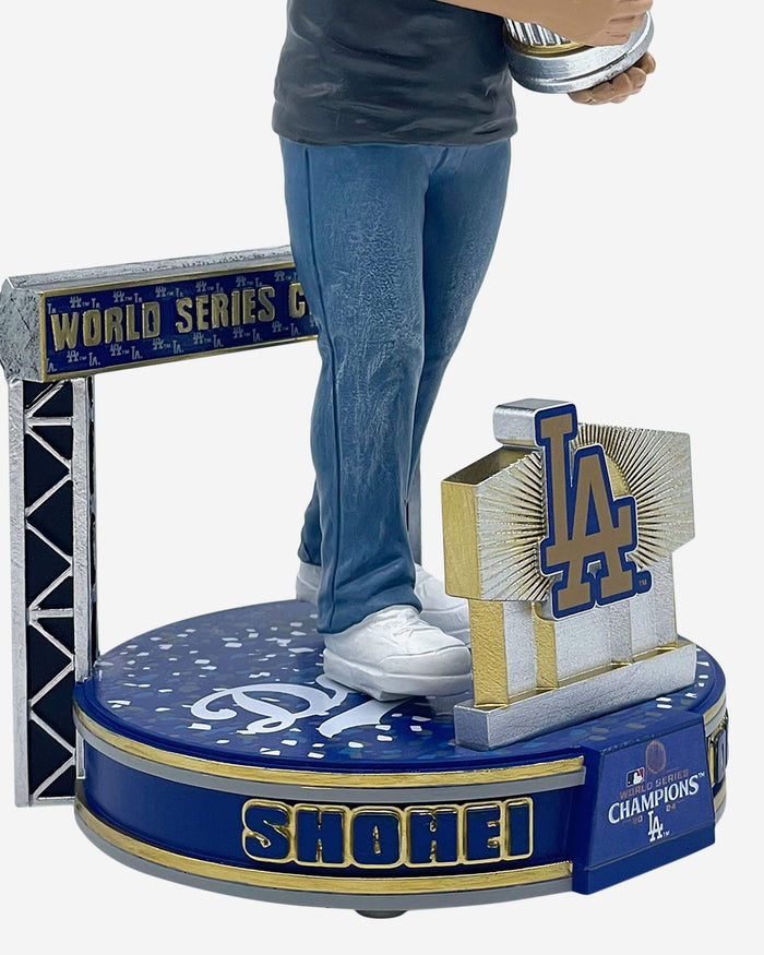 Shohei Ohtani Los Angeles Dodgers 2024 World Series Champions Podium Bobblehead FOCO - FOCO.com