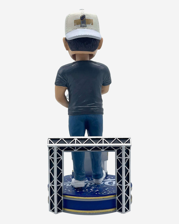 Shohei Ohtani Los Angeles Dodgers 2024 World Series Champions Podium Bobblehead FOCO - FOCO.com