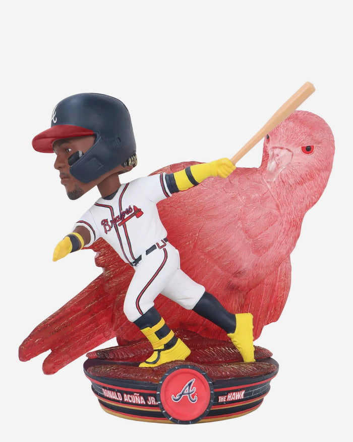 Ronald Acuna Jr Atlanta Braves Hawk Spirit Animal Bobblehead FOCO - FOCO.com