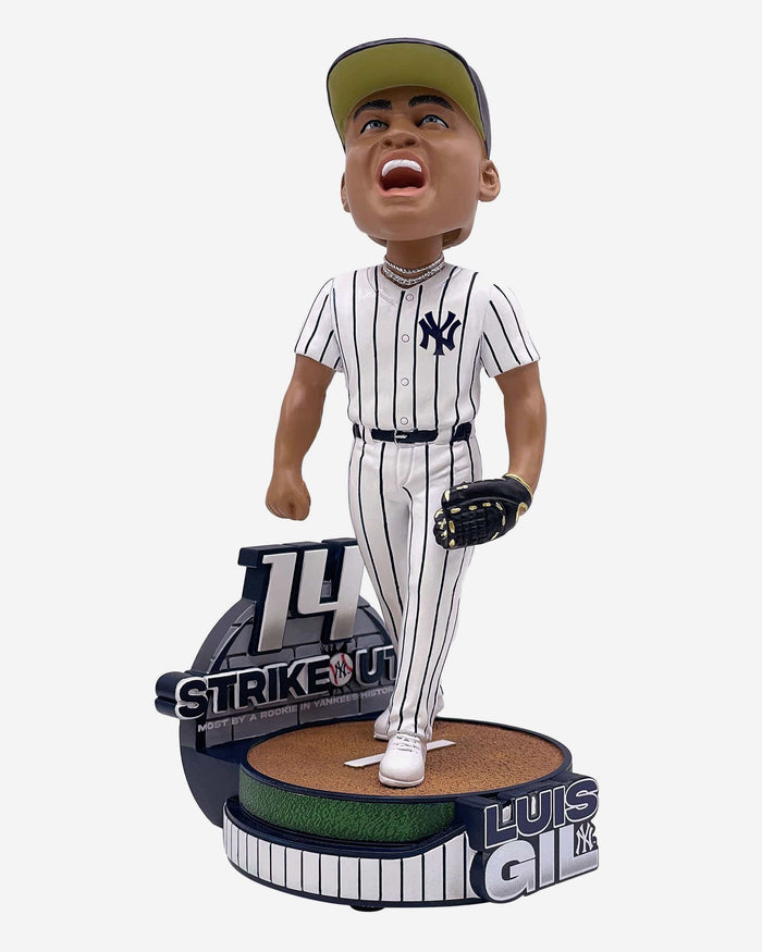 Luis Gil New York Yankees Strikeout Record Breaker Bobblehead FOCO - FOCO.com