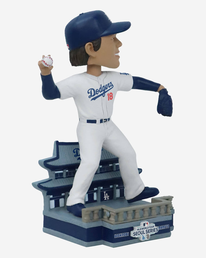 Yoshinobu Yamamoto Los Angeles Dodgers 2024 Seoul Series Bobblehead FOCO - FOCO.com
