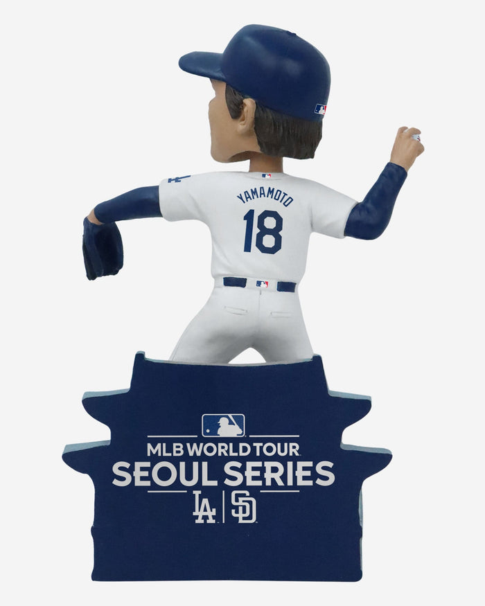 Yoshinobu Yamamoto Los Angeles Dodgers 2024 Seoul Series Bobblehead FOCO - FOCO.com