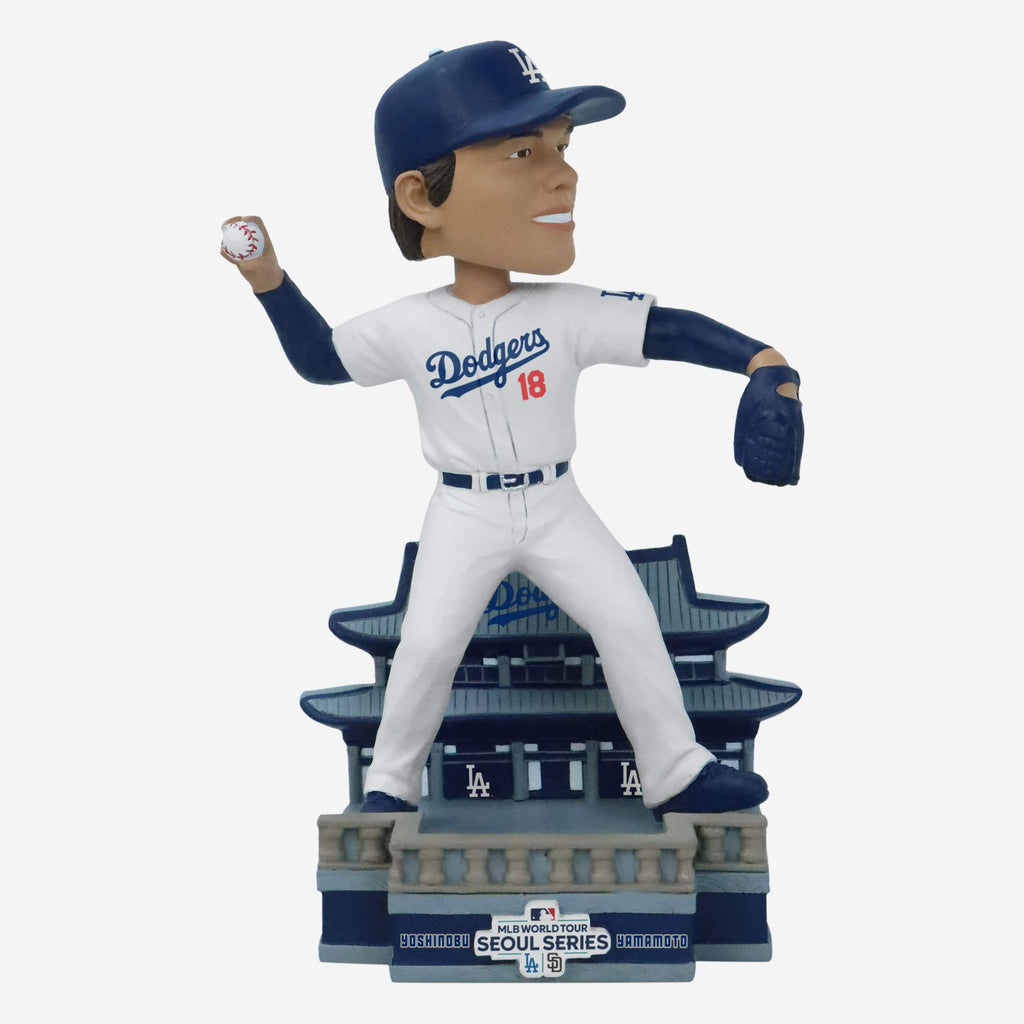 Yoshinobu Yamamoto Los Angeles Dodgers 2024 Seoul Series Bobblehead FOCO - FOCO.com
