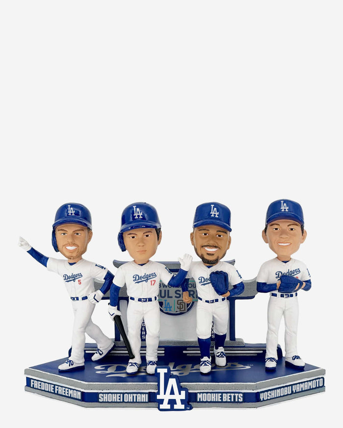 Los Angeles Dodgers 2024 Seoul Series Mini Bobblehead Scene FOCO - FOCO.com