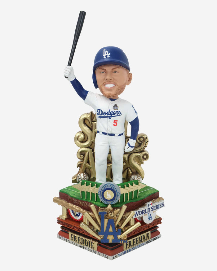 Freddie Freeman Los Angeles Dodgers 2024 World Series Game 1 Grand Slam Walk Off Home Run A Shot For The Ages Bobblehead FOCO - FOCO.com
