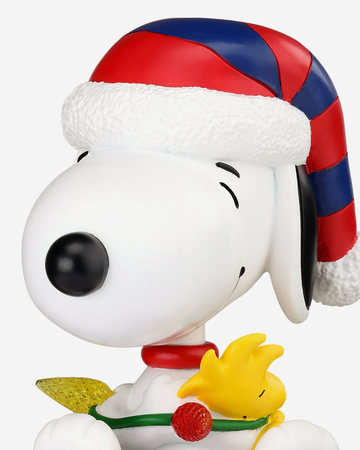 Philadelphia Phillies Snoopy & Woodstock Peanuts Christmas Light Up Bobblehead FOCO - FOCO.com