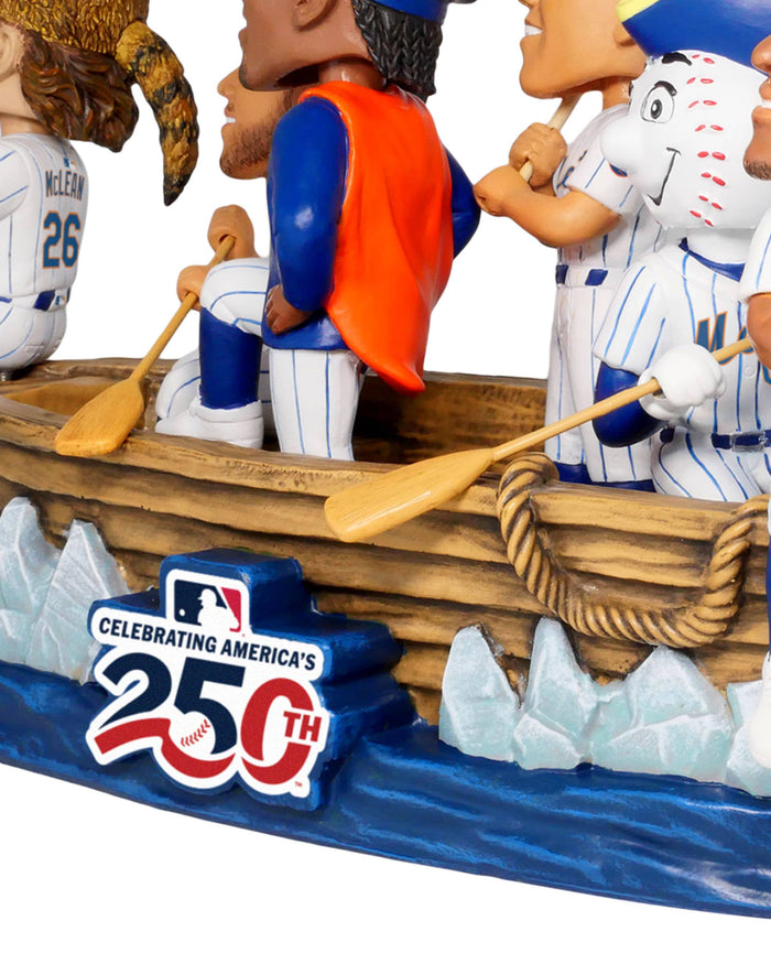 New York Mets America's 250th Anniversary Crossing the Delaware Mini Bobblehead Scene