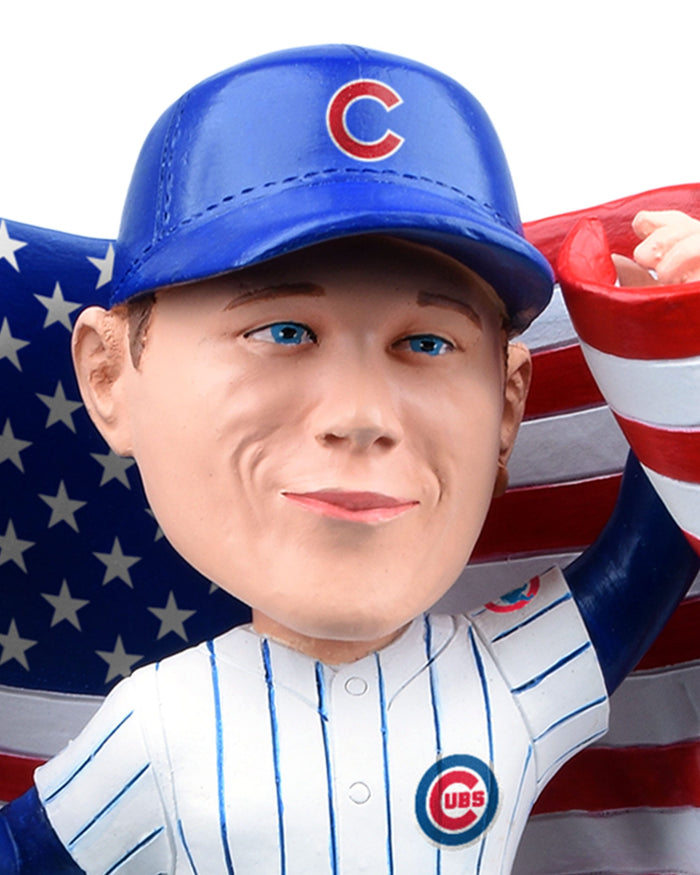 Pete Crow-Armstrong Chicago Cubs America's 250th Anniversary Flag Bobblehead FOCO - FOCO.com