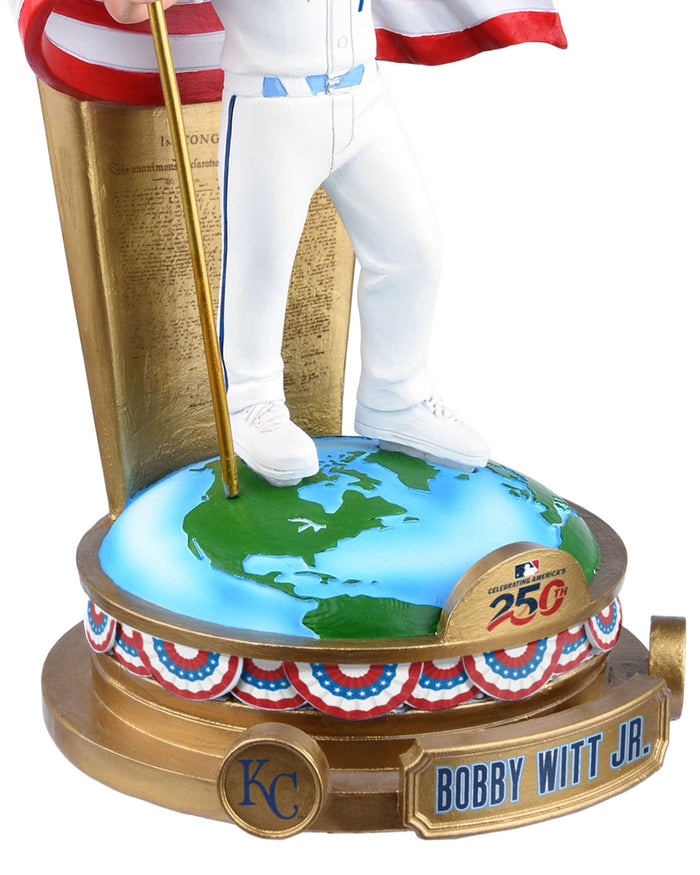 Bobby Witt Jr Kansas City Royals America's 250th Anniversary Flag Bobblehead FOCO - FOCO.com