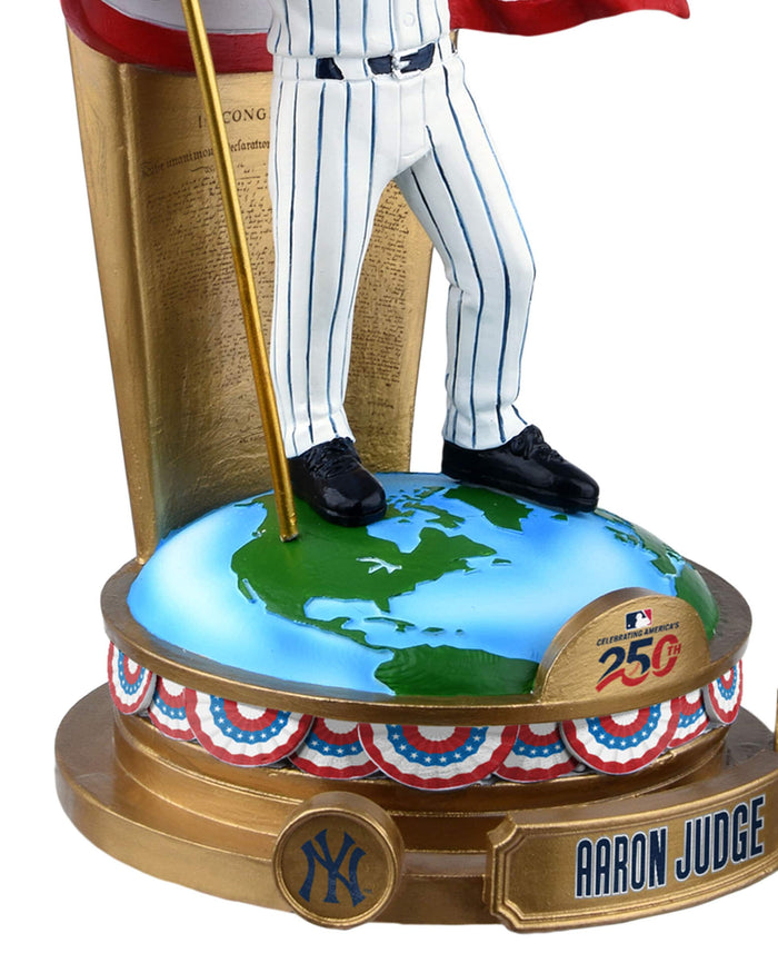 Aaron Judge New York Yankees America's 250th Anniversary Flag Bobblehead FOCO - FOCO.com