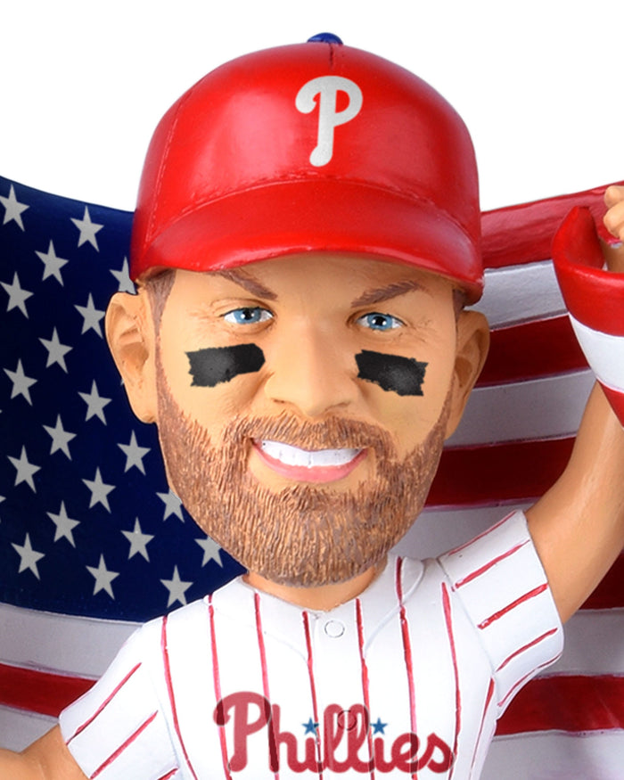 Bryce Harper Philadelphia Phillies America's 250th Anniversary Flag Bobblehead FOCO - FOCO.com