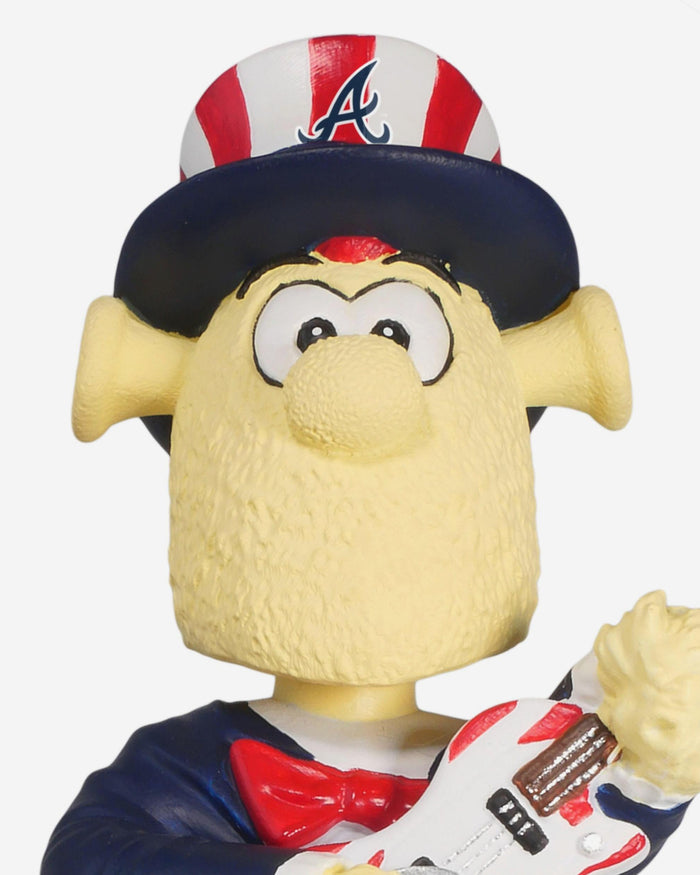 Blooper Atlanta Braves America's 250th Anniversary Star Spangled Banner Sound Chip Mascot Bobblehead FOCO - FOCO.com