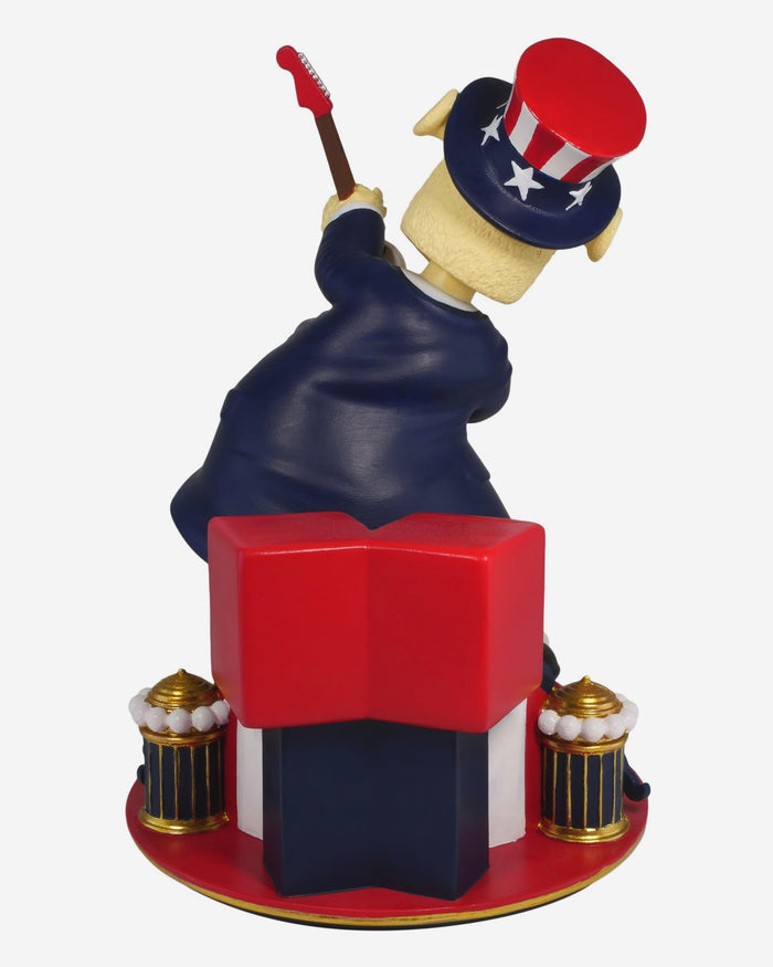 Blooper Atlanta Braves America's 250th Anniversary Star Spangled Banner Sound Chip Mascot Bobblehead FOCO - FOCO.com