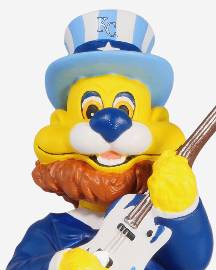 Sluggerrr Kansas City Royals America's 250th Anniversary Star Spangled Banner Sound Chip Mascot Bobblehead FOCO - FOCO.com