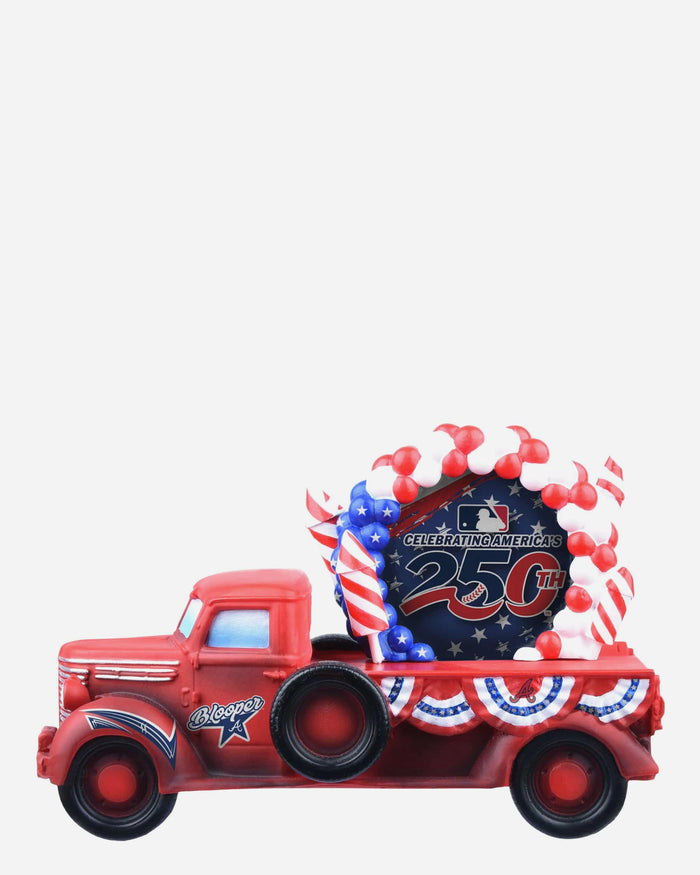Blooper Atlanta Braves America's 250th Anniversary Parade Float Mascot Bobblehead FOCO - FOCO.com