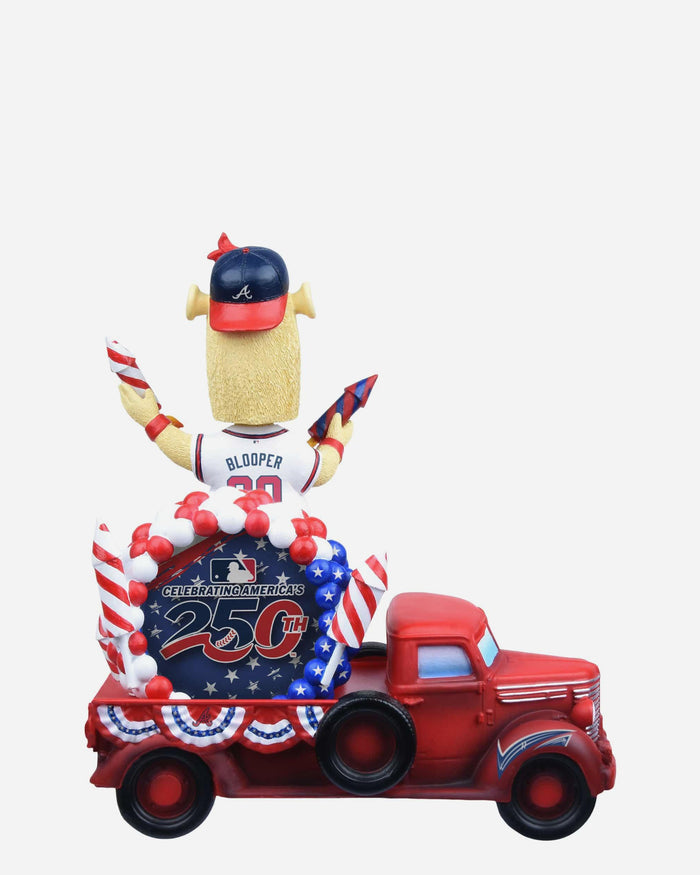 Blooper Atlanta Braves America's 250th Anniversary Parade Float Mascot Bobblehead FOCO - FOCO.com