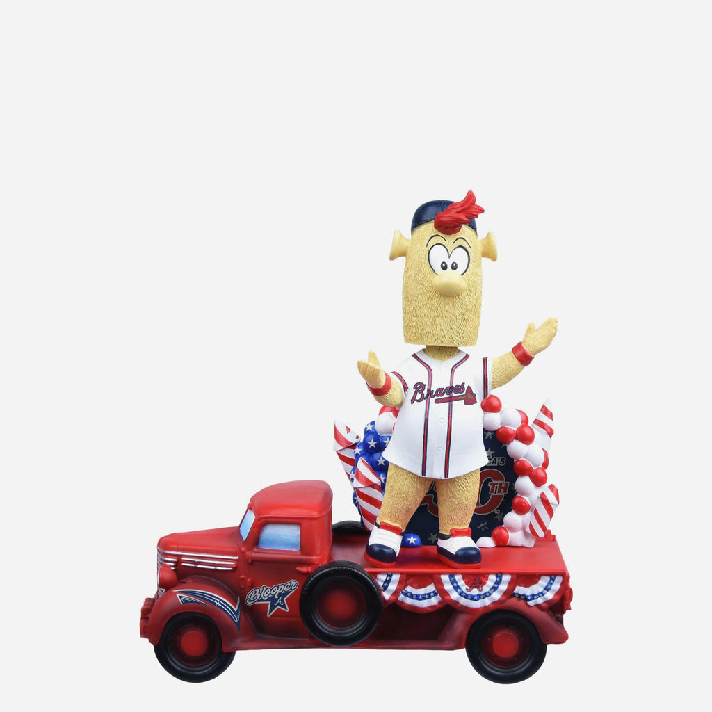 Blooper Atlanta Braves America's 250th Anniversary Parade Float Mascot Bobblehead FOCO - FOCO.com