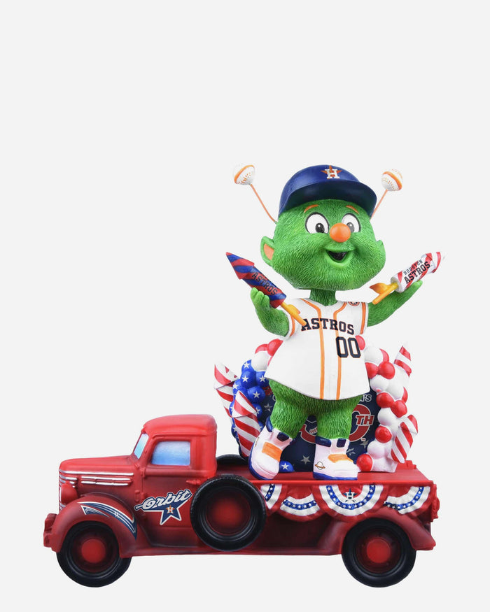 Orbit Houston Astros America's 250th Anniversary Parade Float Mascot Bobblehead FOCO - FOCO.com