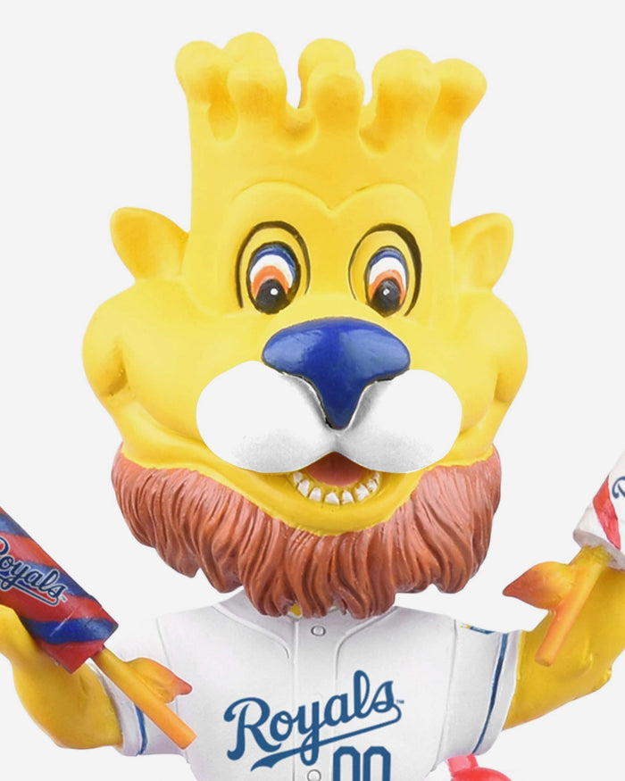 Sluggerrr Kansas City Royals America's 250th Anniversary Parade Float Mascot Bobblehead FOCO - FOCO.com
