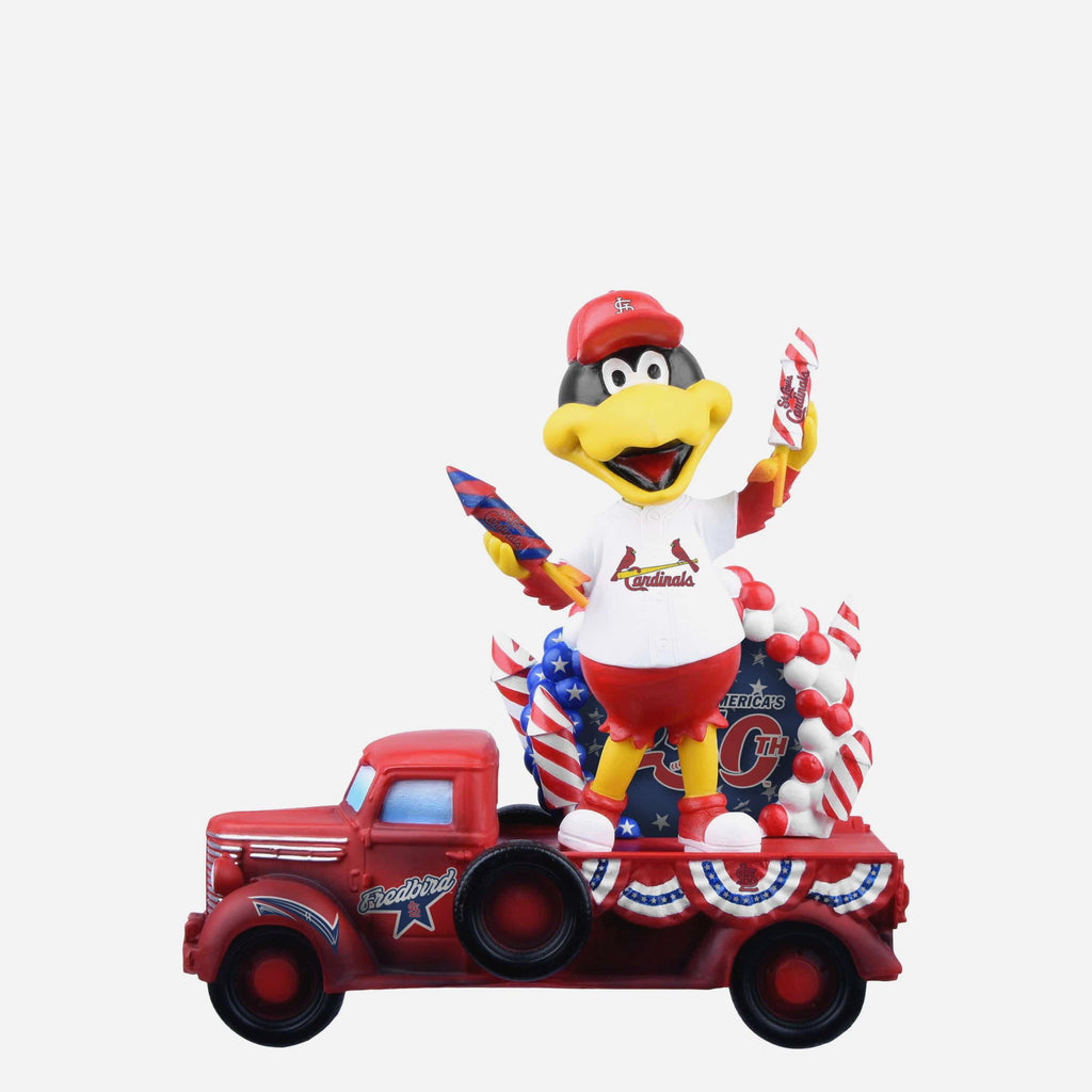 Fredbird St Louis Cardinals America's 250th Anniversary Parade Float Mascot Bobblehead FOCO - FOCO.com