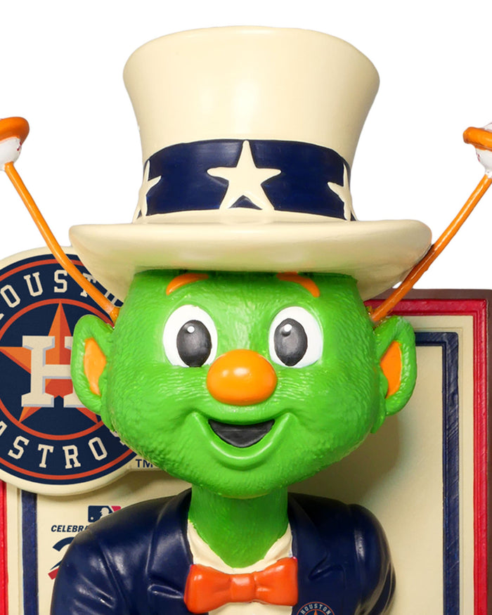 Orbit Houston Astros America's 250th Anniversary Uncle Sam Mascot Bobblehead