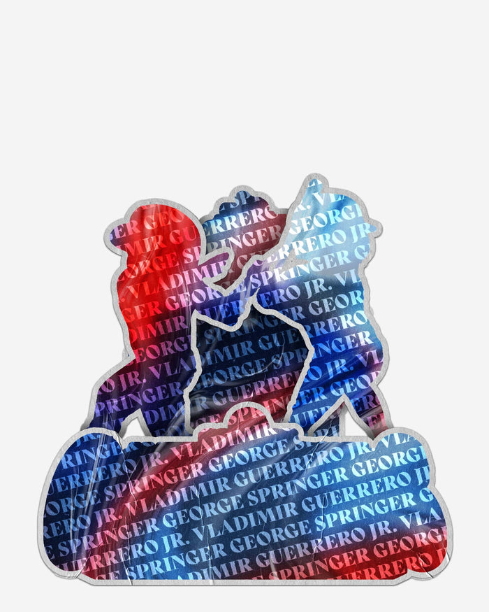 Vladimir Guerrero Jr & George Springer Toronto Blue Jays 2025 American League Champions Dual Bobblehead FOCO - FOCO.com