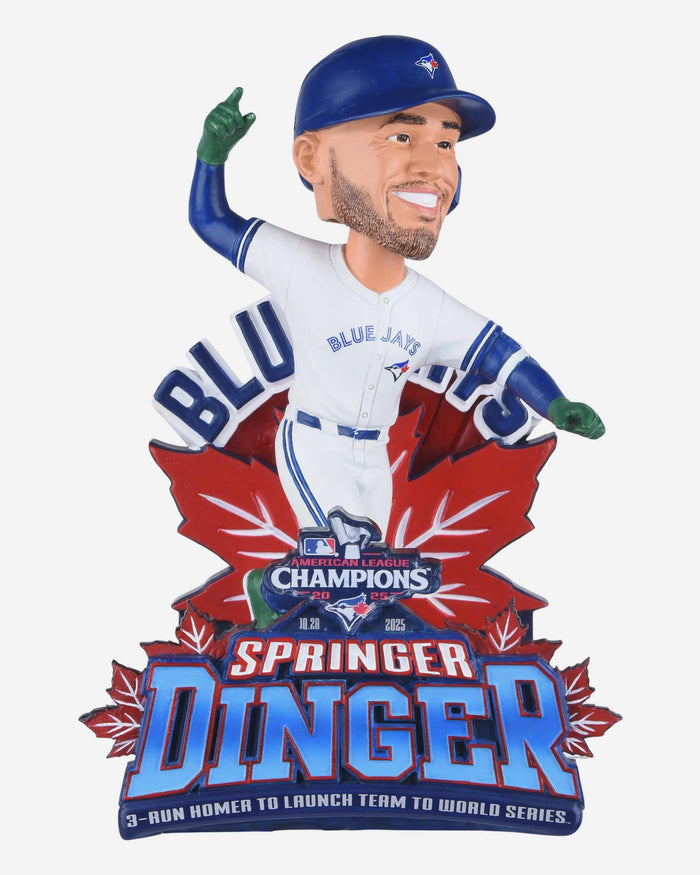George Springer Toronto Blue Jays 2025 ALCS Game Winning Home Run Bobblehead FOCO - FOCO.com