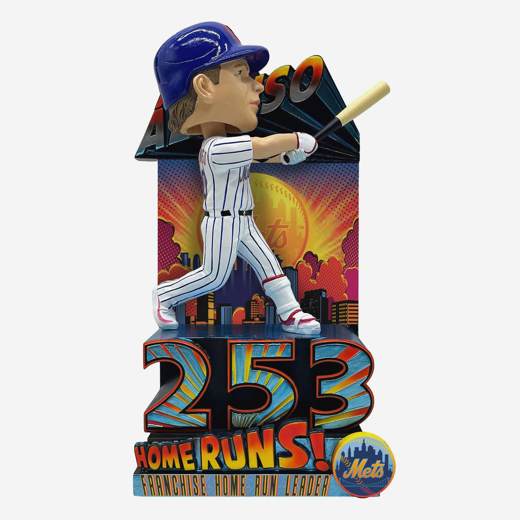 Pete Alonso New York Mets All-Time Franchise Home Run Leader Bobblehead FOCO - FOCO.com