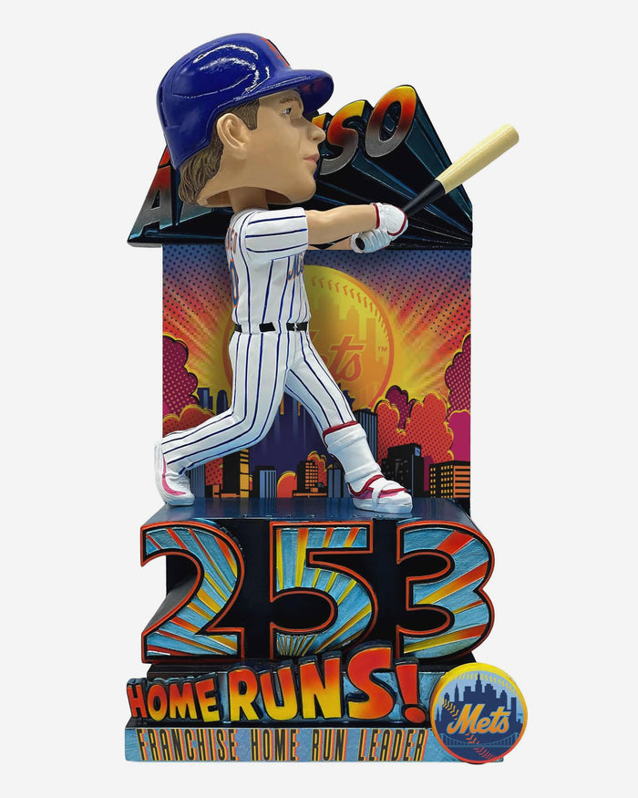 Pete Alonso New York Mets All-Time Franchise Home Run Leader Bobblehead FOCO - FOCO.com