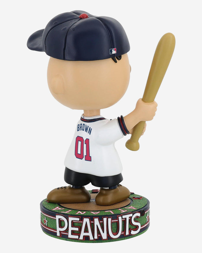 Atlanta Braves Charlie Brown Peanuts Batting Bighead Bobblehead FOCO - FOCO.com