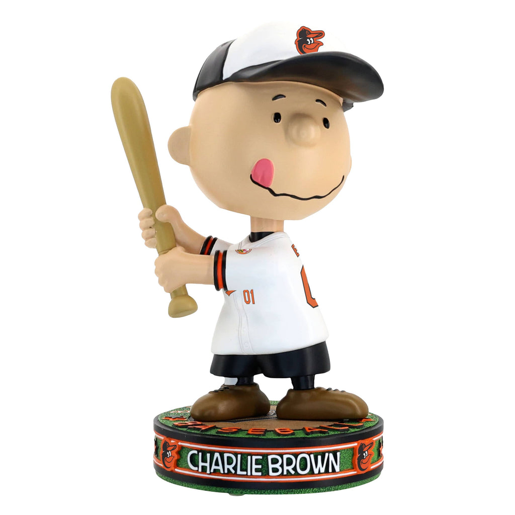 Baltimore Orioles Charlie Brown Peanuts Batting Bighead Bobblehead