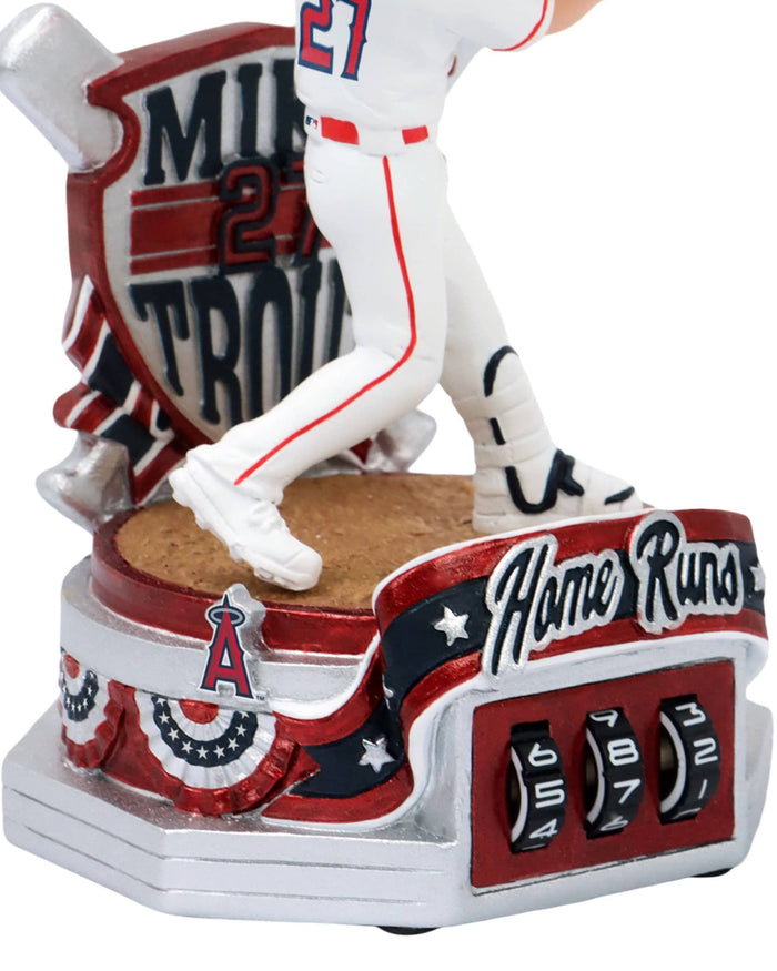 Mike Trout Los Angeles Angels Home Run Counter Medium Bighead Bobblehead