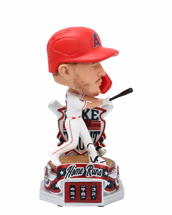 Mike Trout Los Angeles Angels Home Run Counter Medium Bighead Bobblehead