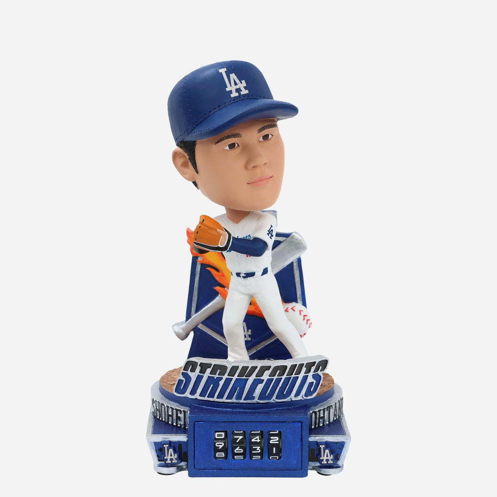 Shohei Ohtani Los Angeles Dodgers Strike Out Counter Bighead Bobblehead FOCO - FOCO.com
