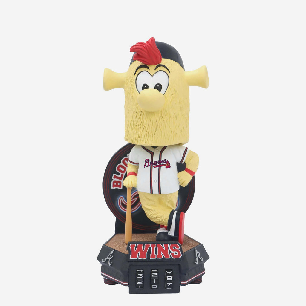 Blooper Atlanta Braves Win Counter Medium Bighead Bobblehead FOCO - FOCO.com