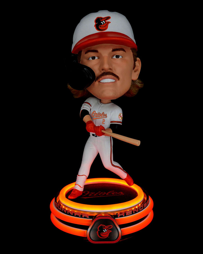 Gunnar Henderson Baltimore Orioles LED Neon Bighead Bobblehead