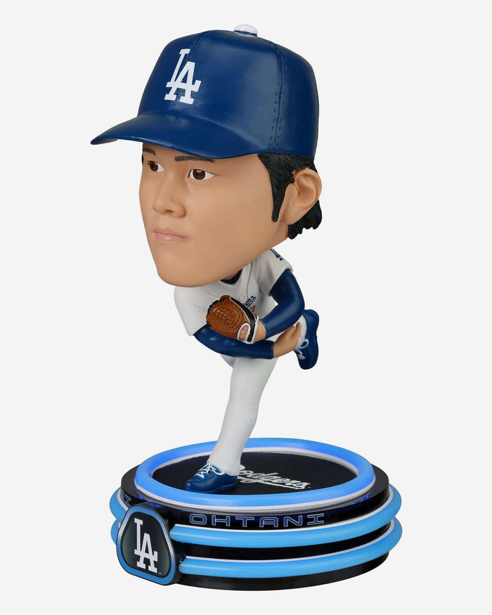 Shohei Ohtani Los Angeles Dodgers Pitcher LED Neon Bighead Bobblehead FOCO - FOCO.com