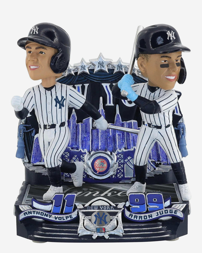 Aaron Judge & Anthony Volpe New York Yankees Bobblemate Mini Dual Bobblehead FOCO - FOCO.com