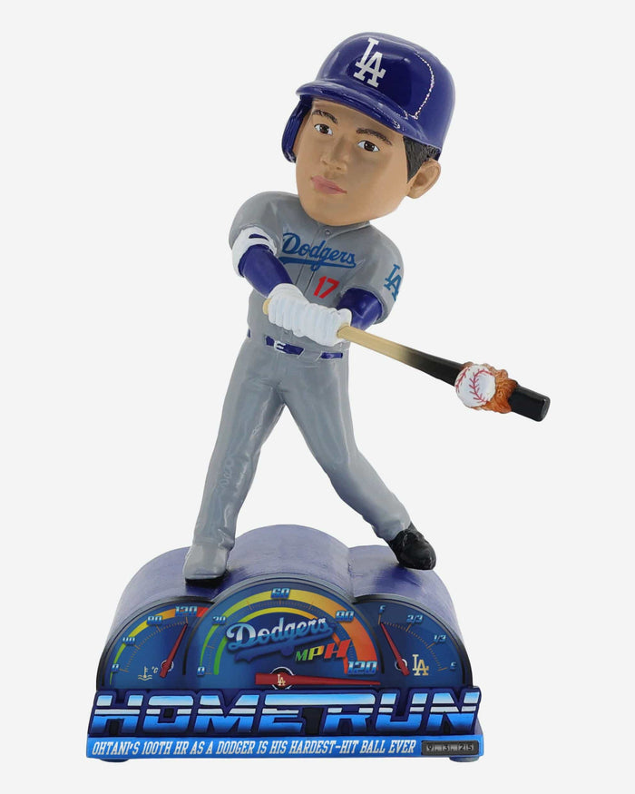 Shohei Ohtani Los Angeles Dodgers Fastest 100 Home Runs Franchise Record Bobblehead FOCO - FOCO.com