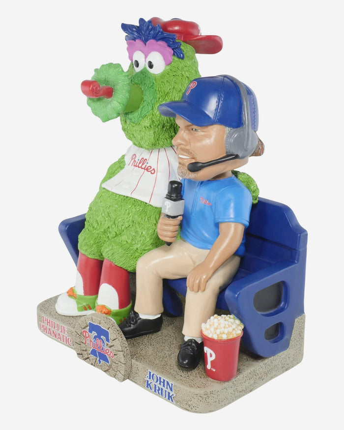 Phillie Phanatic & John Kruk Philadelphia Phillies Fun in the Stands Dual Bobblehead FOCO - FOCO.com