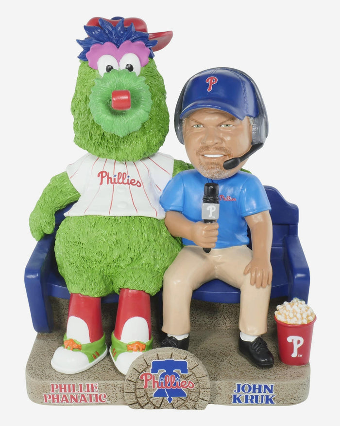 Phillie Phanatic & John Kruk Philadelphia Phillies Fun in the Stands Dual Bobblehead FOCO - FOCO.com