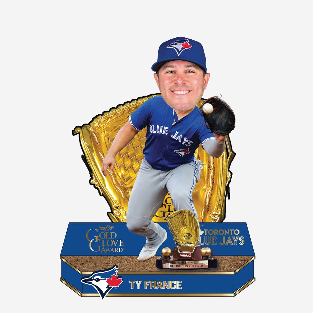 Ty France Toronto Blue Jays 2025 Gold Glove Bobblehead FOCO - FOCO.com
