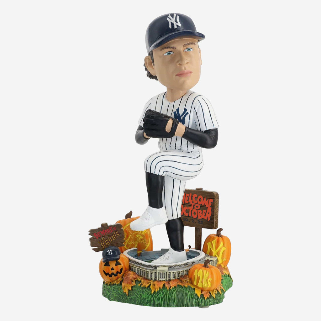 Cam Schlittler New York Yankees First Career Postseason Start 12 Strikeouts Bobblehead FOCO - FOCO.com