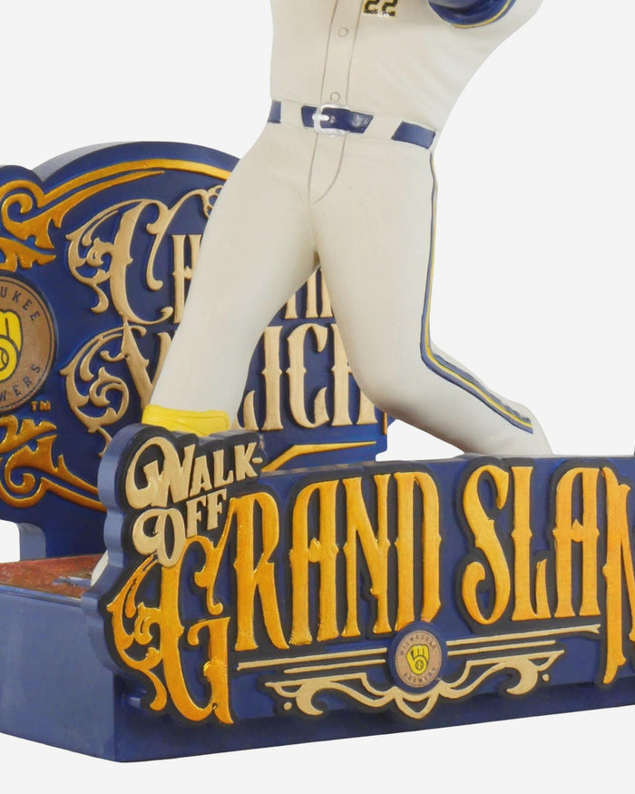 Christian Yelich Milwaukee Brewers Walk Off Grand Slam Bobblehead FOCO - FOCO.com