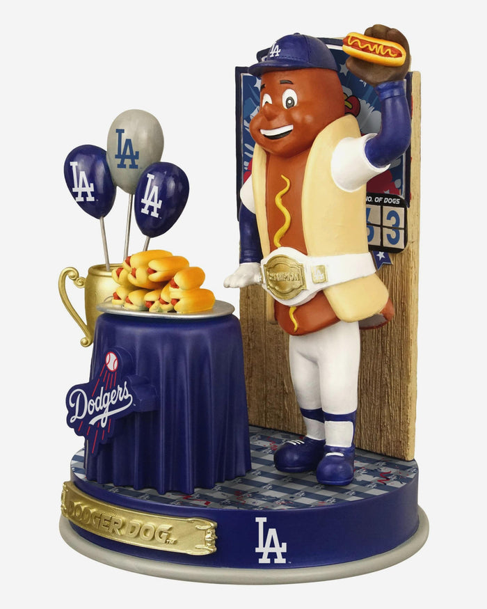 Dodger Dog Los Angeles Dodgers Hot Dog Eating Contest Bobblehead FOCO - FOCO.com