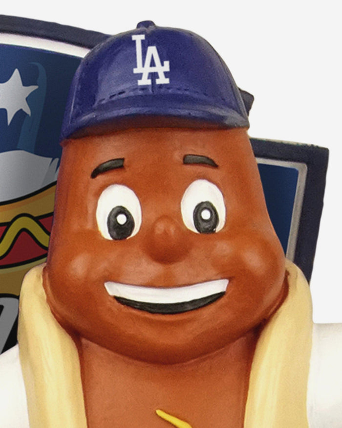 Dodger Dog Los Angeles Dodgers Hot Dog Eating Contest Bobblehead FOCO - FOCO.com