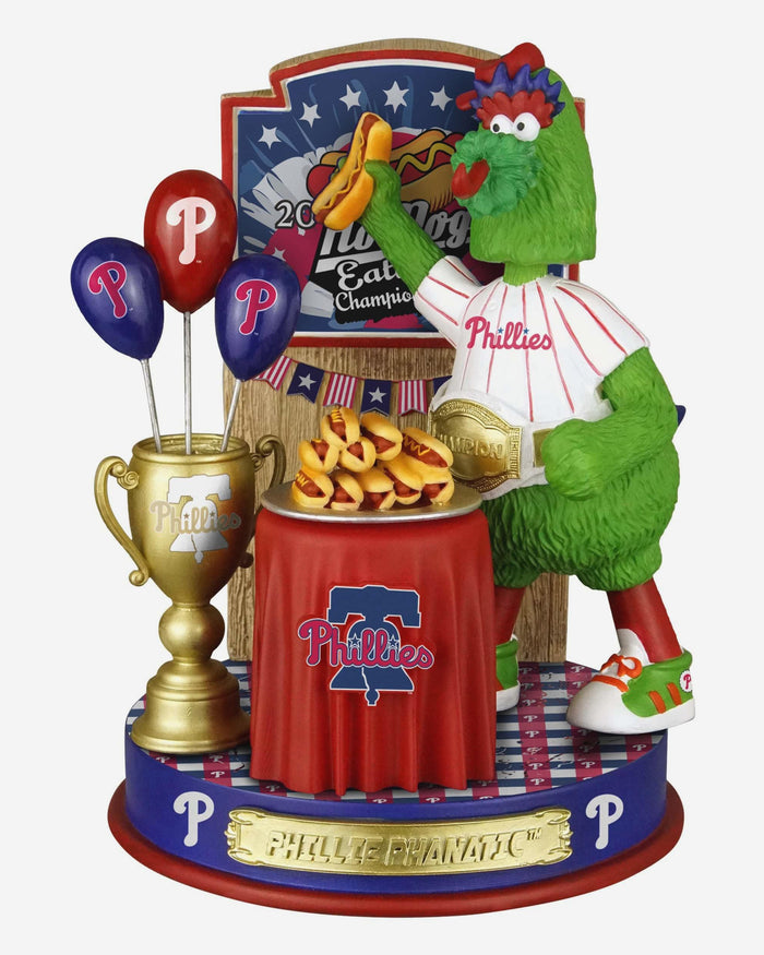 Phillie Phanatic Philadelphia Phillies Hot Dog Eating Contest Bobblehead FOCO - FOCO.com