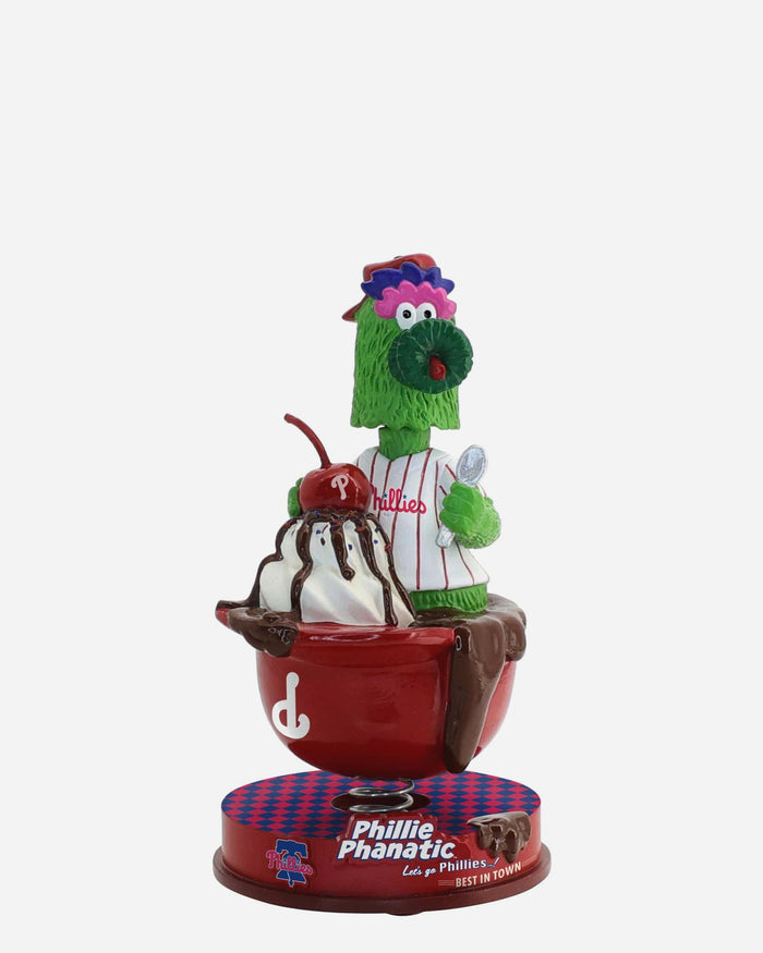 Phillie Phanatic Philadelphia Phillies Ice Cream Helmet Mascot Bobblehead FOCO - FOCO.com