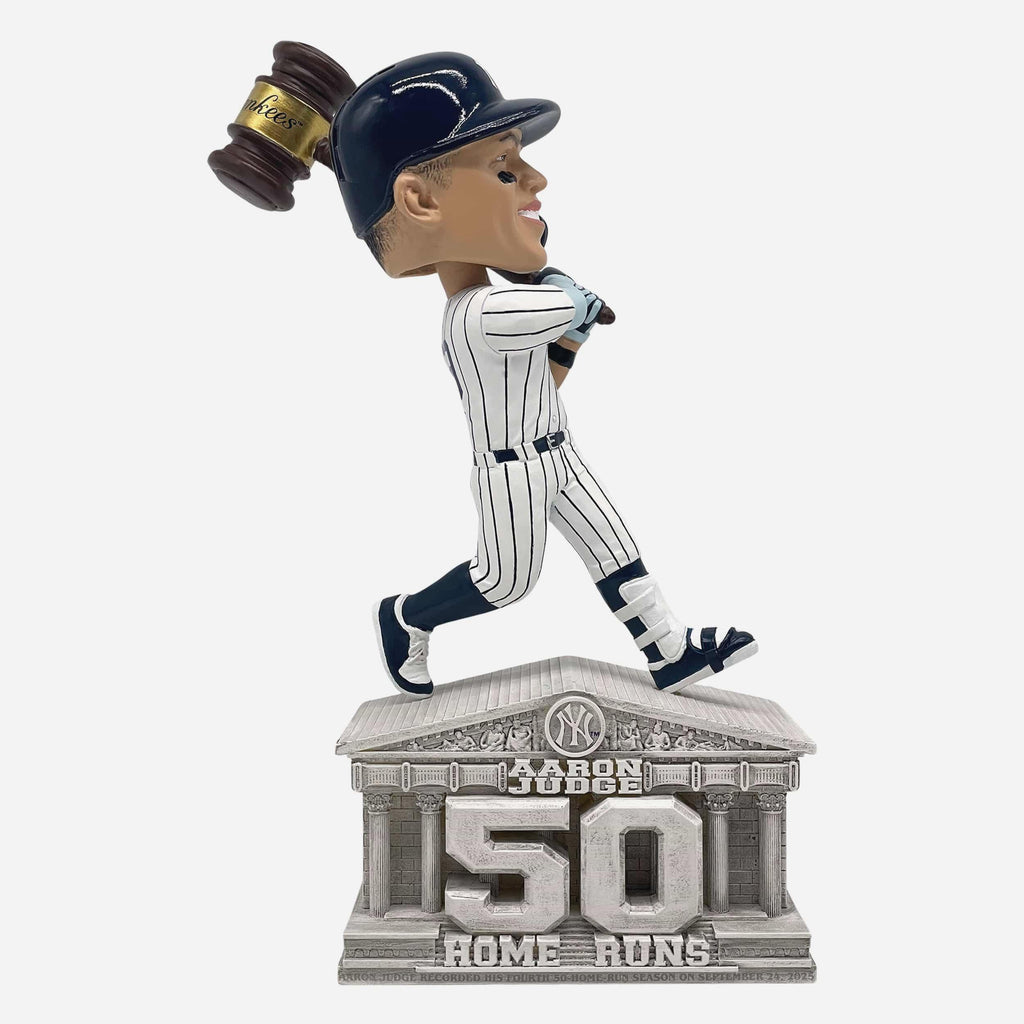 Aaron Judge New York Yankees 50 Home Run Historic 4th Season Bobblehead FOCO - FOCO.com